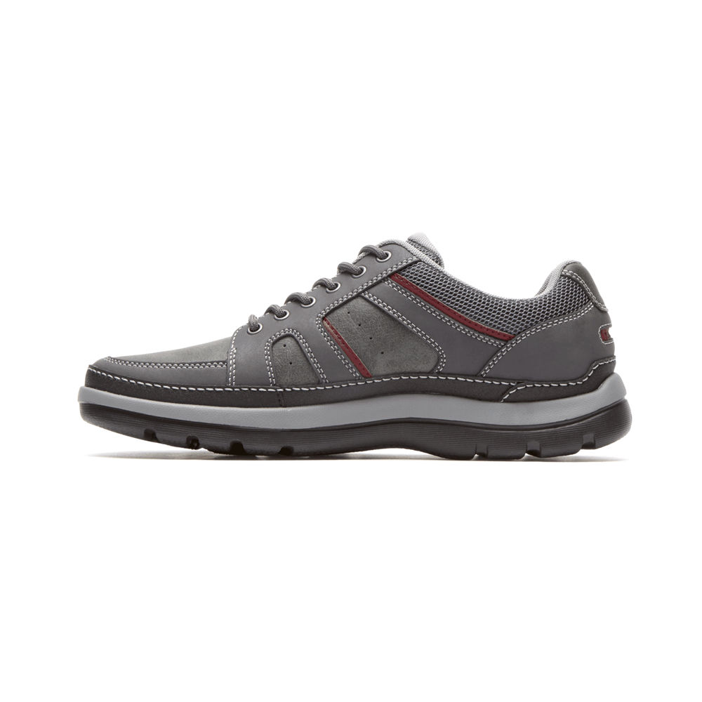 Rockport Singapore Mens Sneakers - Get Your Kicks Mudguard Blucher Dark Grey - DP4698731